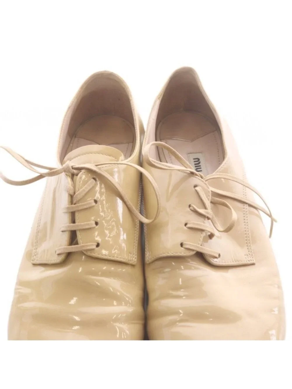 Miu Miu Miu Pumps Bijou Beige Heel 37